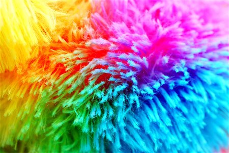Rainbow Unicorn Fluffy Fur Fun Background 2021