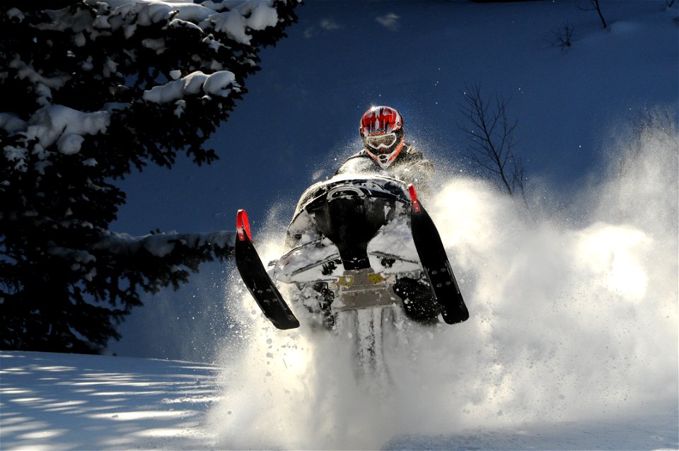 Snowmobiling on Fresh Powder 3
