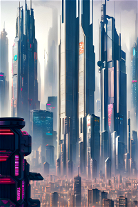 Quiet Cyberpunk Cityscape
