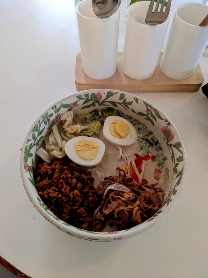 Ramen at Nowana, a Korean restaurant
