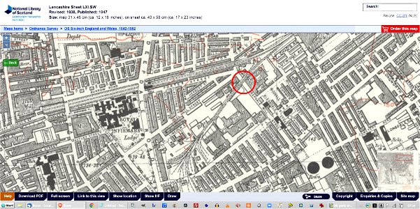 Preston - Deepdale Mill Street map