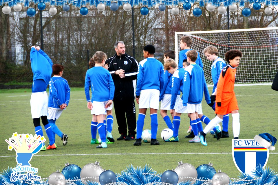 FC Weesp Kersttoernooi 2017 voor Stichting Kanjer Wens - Gesponserd door: LaLieFra.nl Wensballonnenshop.nl en Richi Franken Producties