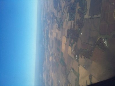 arial fields flight winter usa