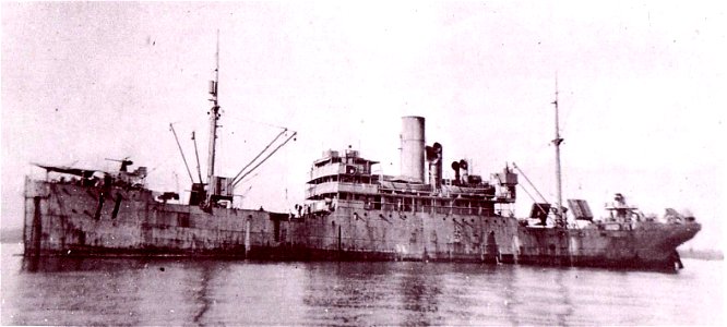 RAN Armament Stores Issuing Ship HMAS Poyang (Po Yang) during World War 2