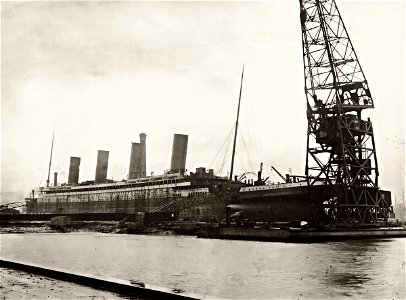 titanic at dry dock Thompson
