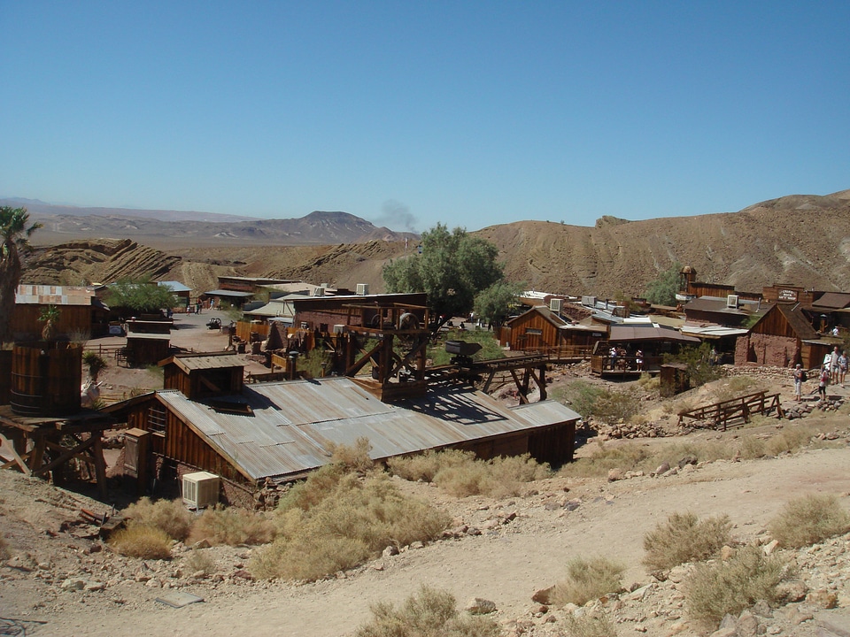 Abandoned gold processing plant, Bodie, Ghost Town, California