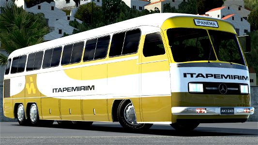 Ônibus Mercedes benz O326 Skin Itapemirim ETS2 Euro Truck Simulator 2 photo