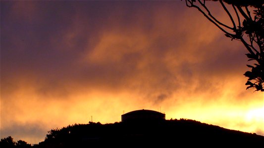 sunset water tower