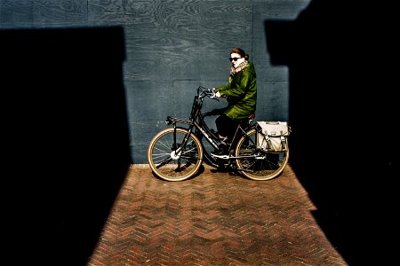 Happy biker