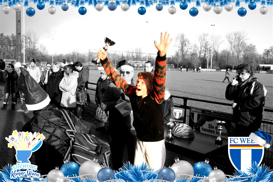 FC Weesp Kersttoernooi 2017 voor Stichting Kanjer Wens - Gesponserd door: LaLieFra.nl Wensballonnenshop.nl en Richi Franken Producties