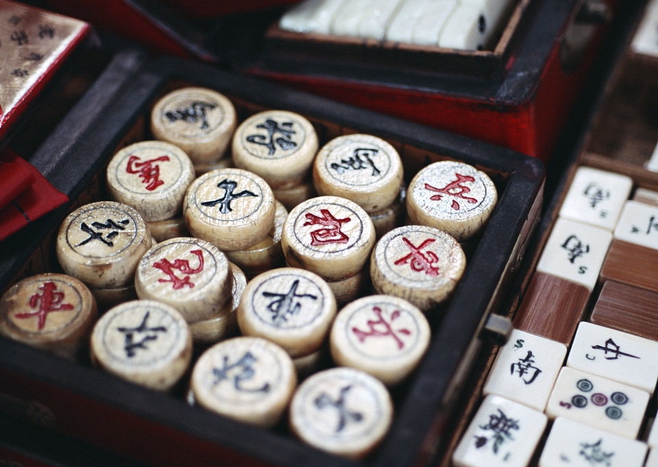 people playing mahjong game