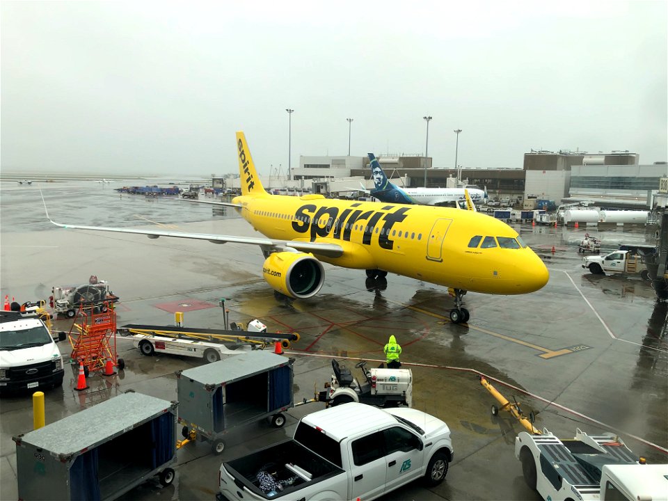 Spirit A320-200neo at BOS