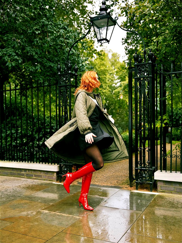 New red boots photo