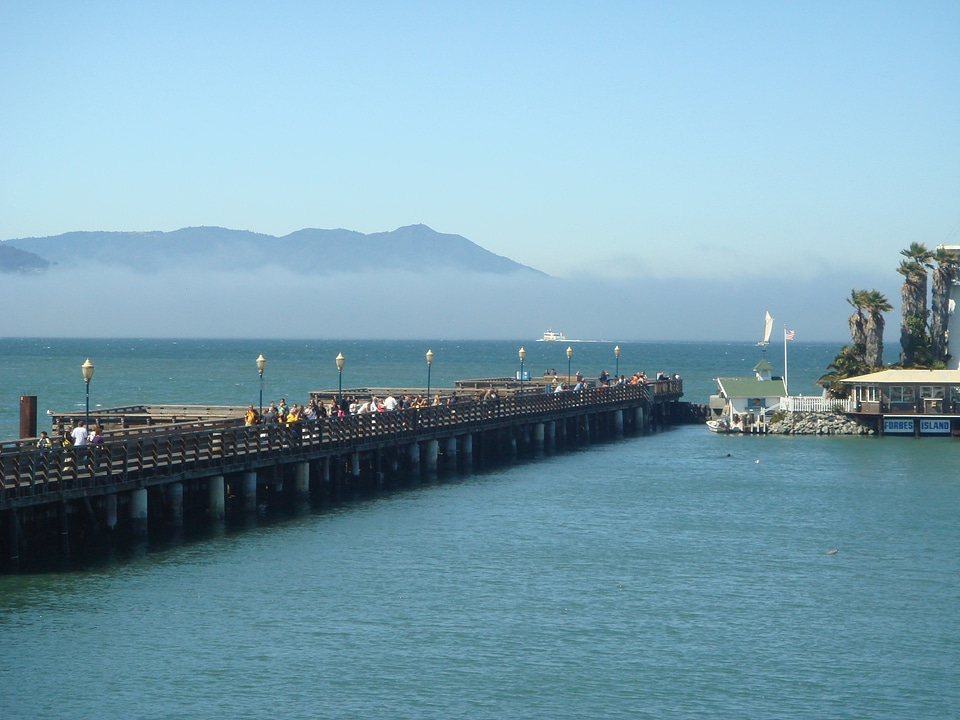 View of San Francisco from the pier 39, San Francisco, California photo