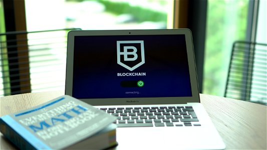 Blockchain education concept, edtech