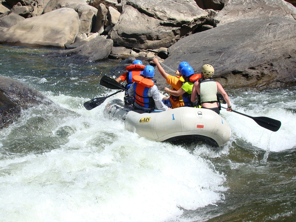 white water rafting