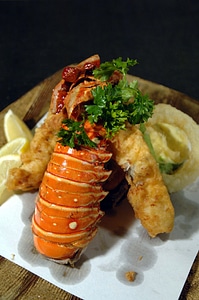 Dinner Lobster Tempura photo