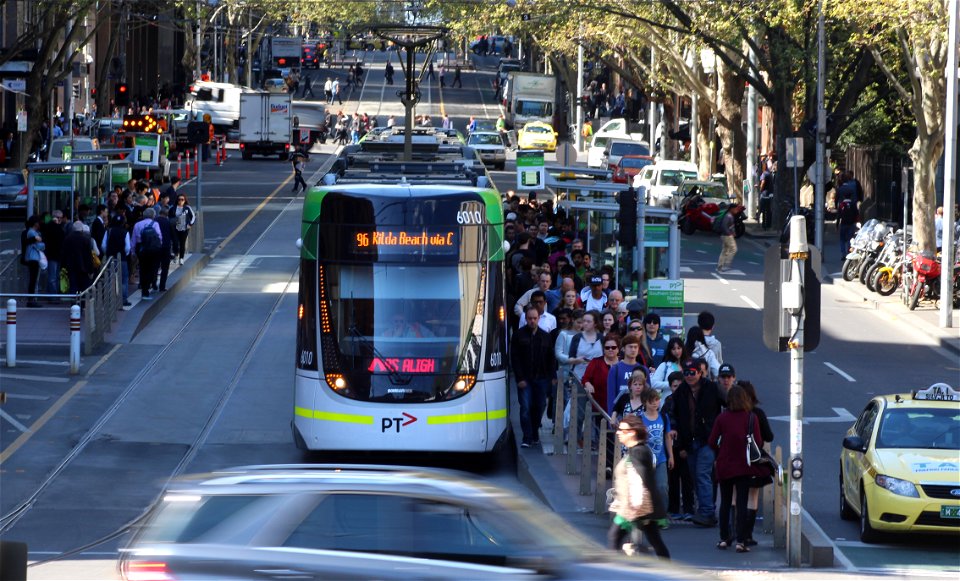 Bourke/Spencer tram stop