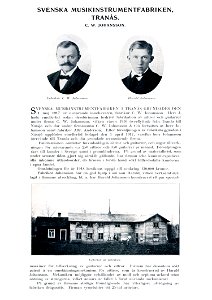029 Svenska Musikinstrumentfabriken Tranås 1918