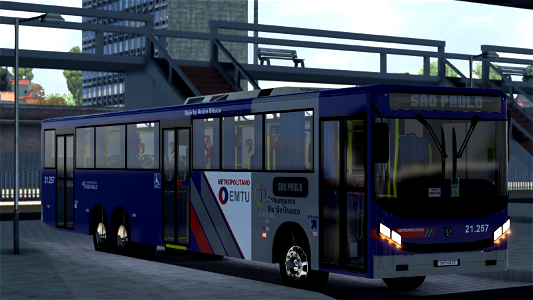 Ônibus Triton MAN Urbano Skin EMTU Metropolitano ETS2 Euro Truck Simulator 2 photo