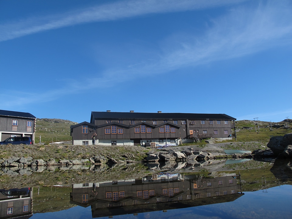 landscape with reflections