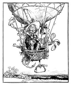 The Adventures of Uncle Lubin (1902) by W. Heath Robinson, public domain image photo