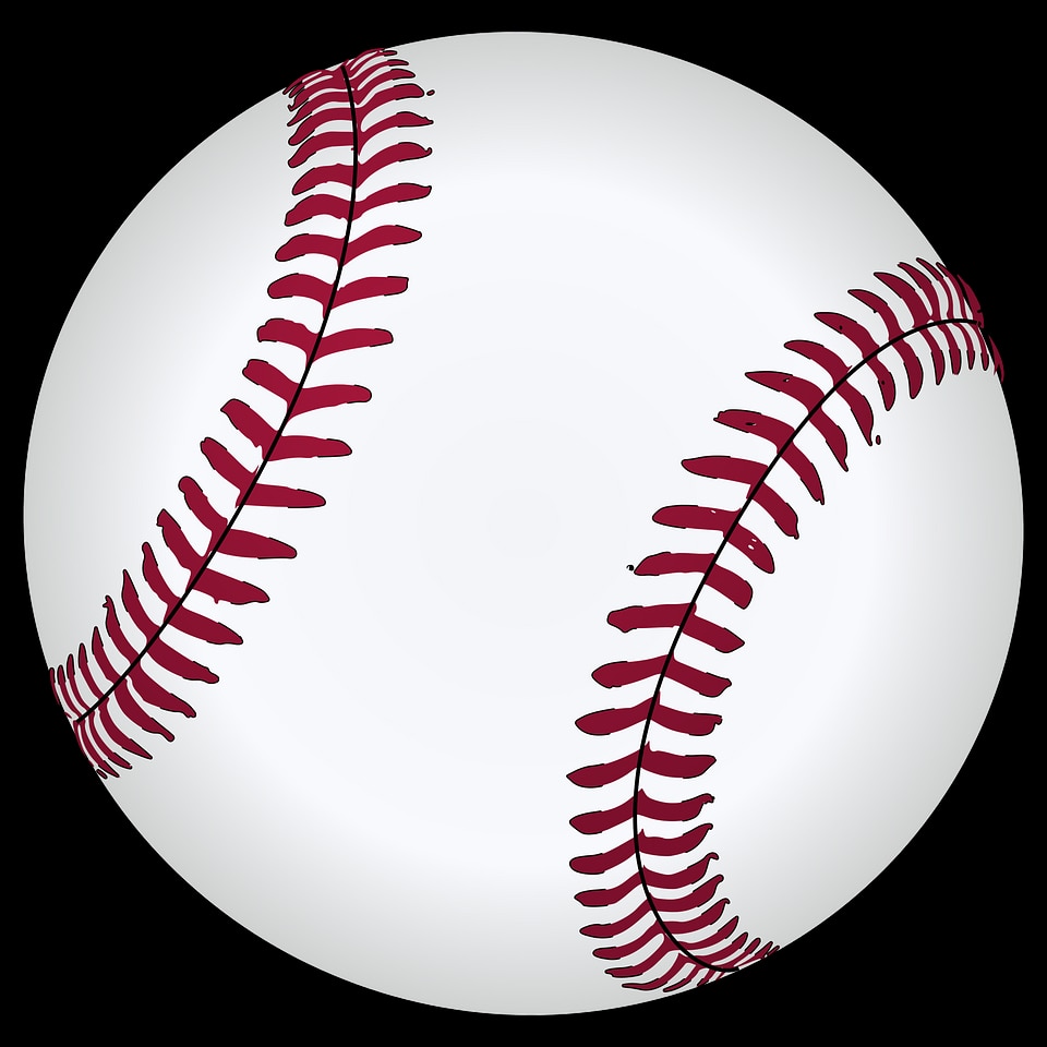 drawing of a baseball