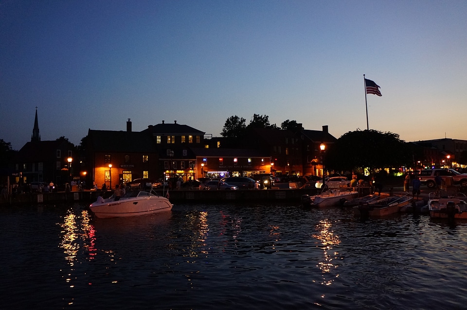 Chesapeake Bay of Annapolis Harbor