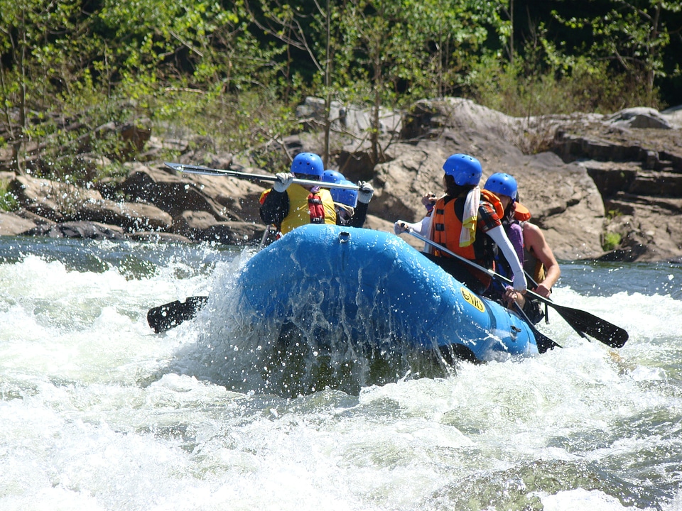 white water rafting