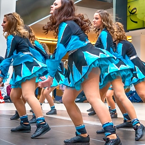 German traditional dance group Funkenmariechen in carnival