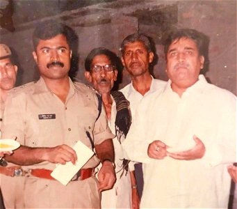 Dinesh MN as SP Sawai Madhopur in 2002.