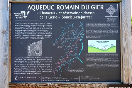 Roman Aqueduct of the Gier, France photo