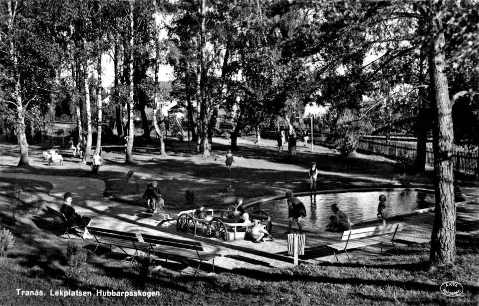 019  Hubbarpsskogen (lekplatsen) ca 1950  (Palmqvist)