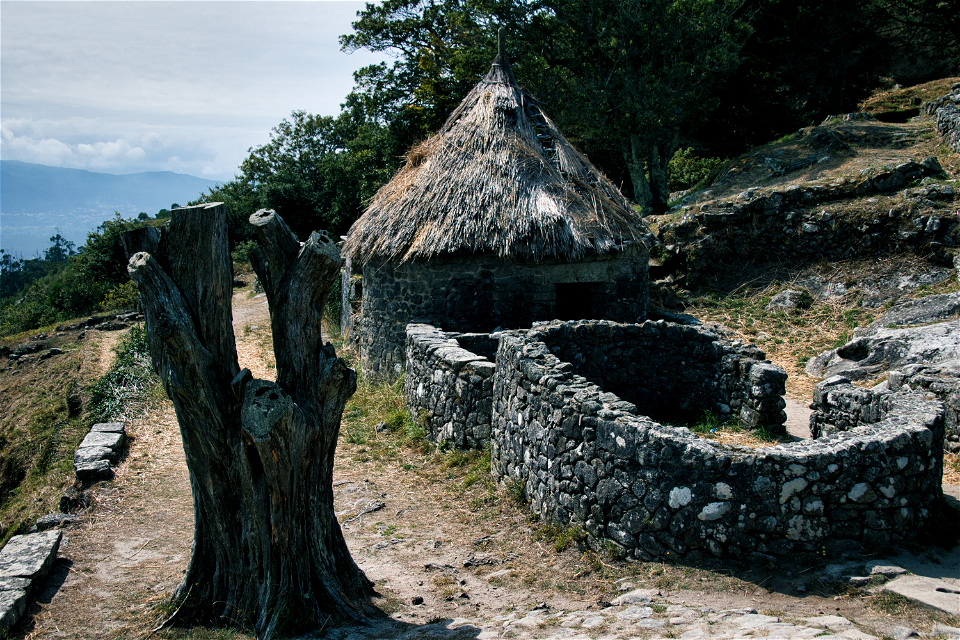 Castro de Santa Trega celta - Celtic Santa Trega settlement photo