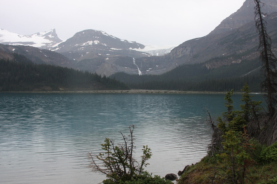 beautiful Lake Louise and mountains in Alberta, Canada