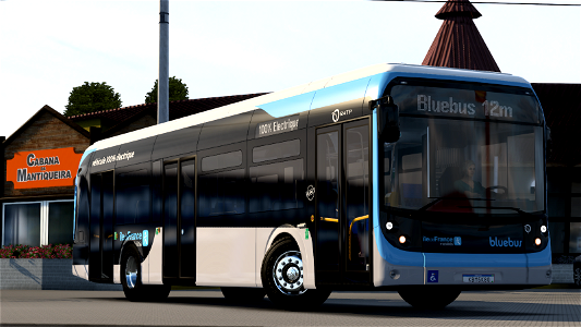 Ônibus Bollore Bluebus SE Skin île-de-France ETS2 Euro Truck Simulator 2 photo