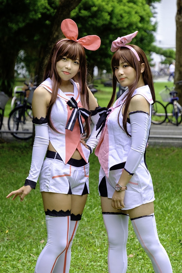 Anime cosplay Costume cute Asian Girl