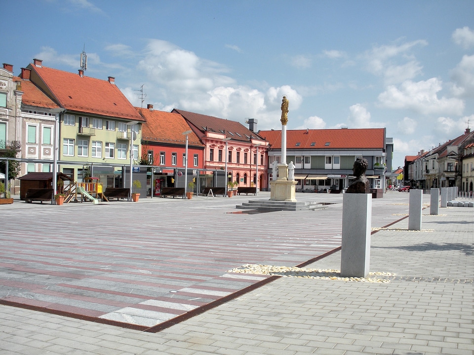 Main square in Ljutomer