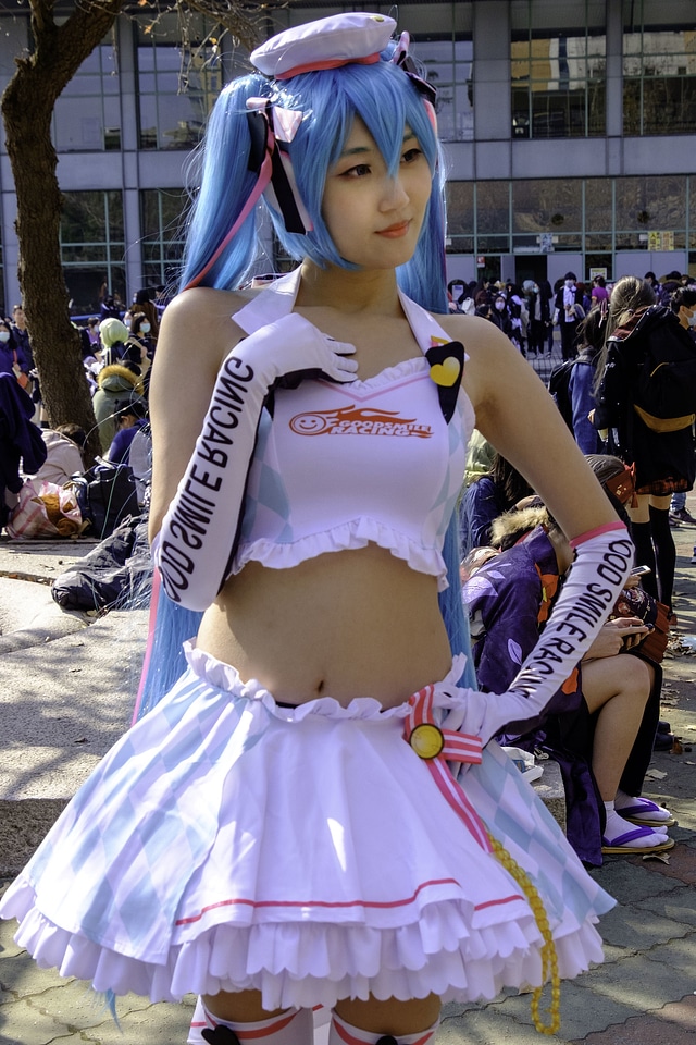 Anime cosplay Costume cute Asian Girl