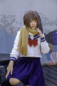 Anime cosplay Costume cute Asian Girl