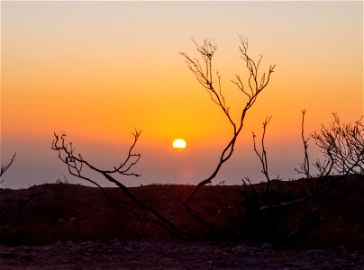 arid country sunrise