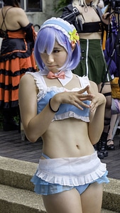 Anime cosplay Costume cute Asian Girl