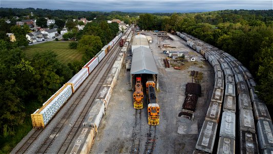 Maryland Midland Railway Yard photo