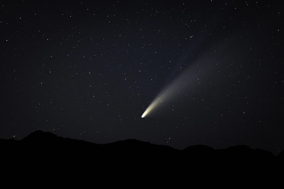 Comet NEOWISE over Queen Valley