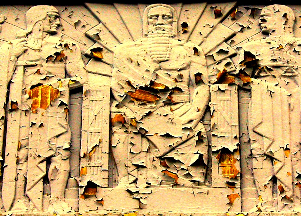 Detail from old Venice Beach Police Station