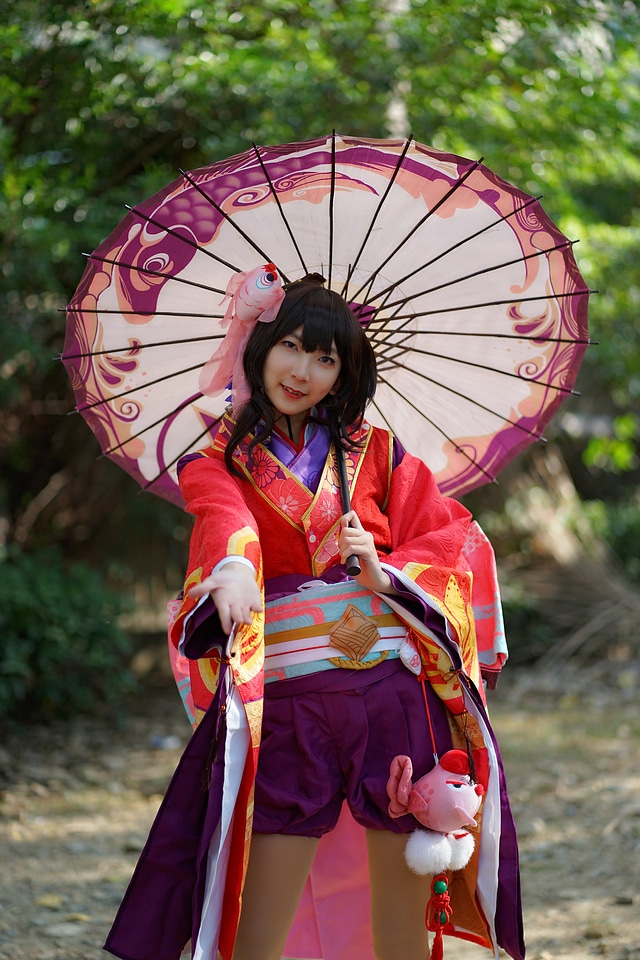 Anime cosplay Costume cute Asian Girl