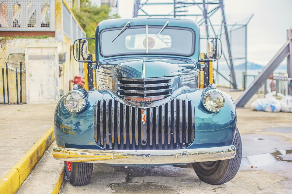Retro vintage truck