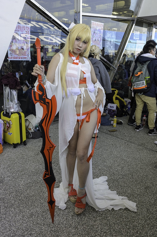 Anime cosplay Costume cute Asian Girl