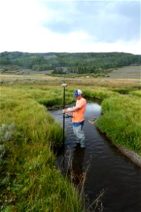 Fish Monitoring on the upper portion of Sevenmile Creek photo