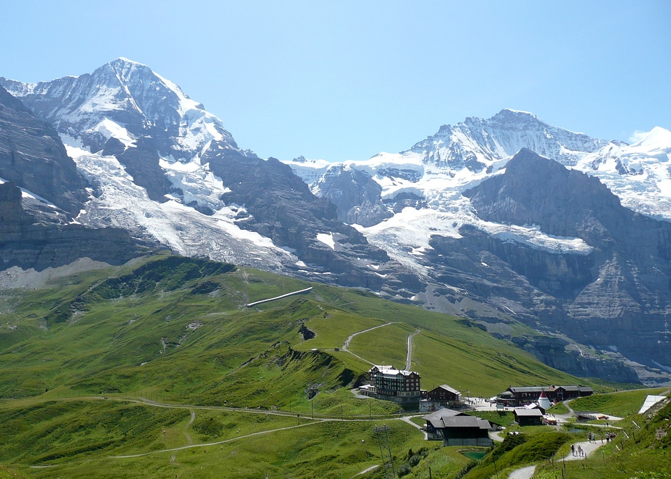 Landscape wengen switzerland